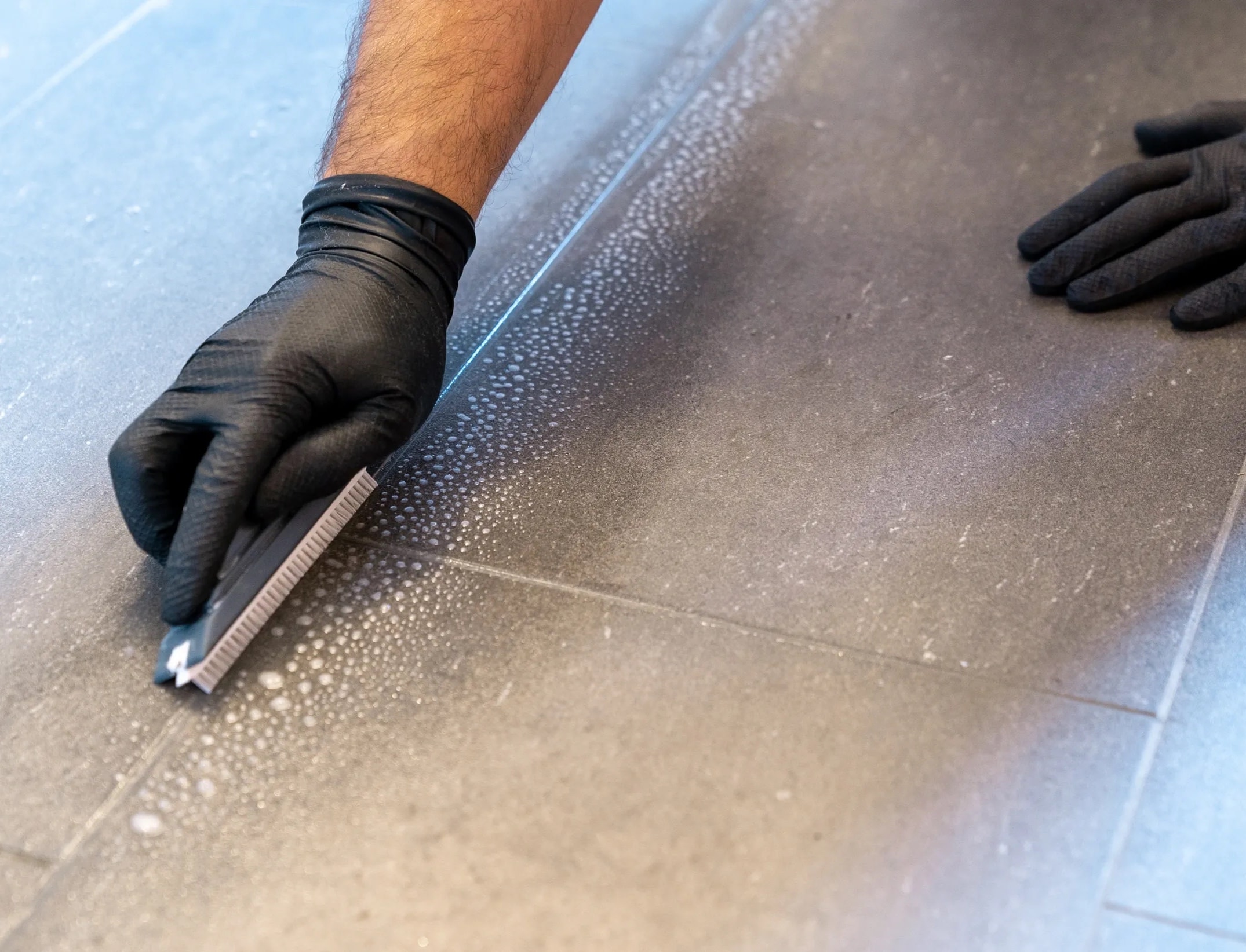 Professional tile and grout cleaning service